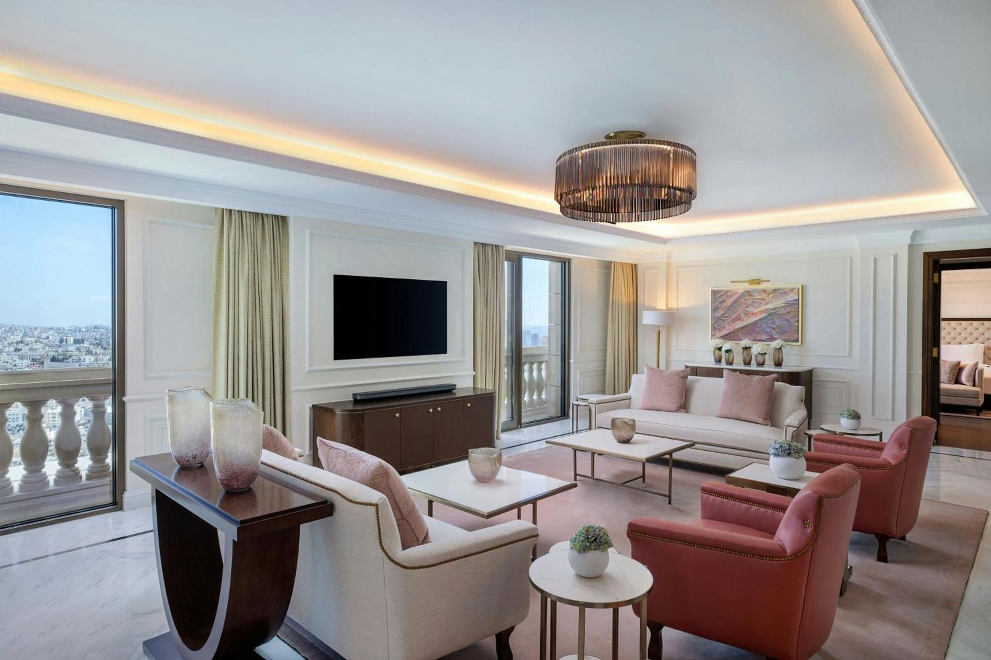 Hotel The Ritz-Carlton, Ammán Exteriér fotografie A suite at the hotel