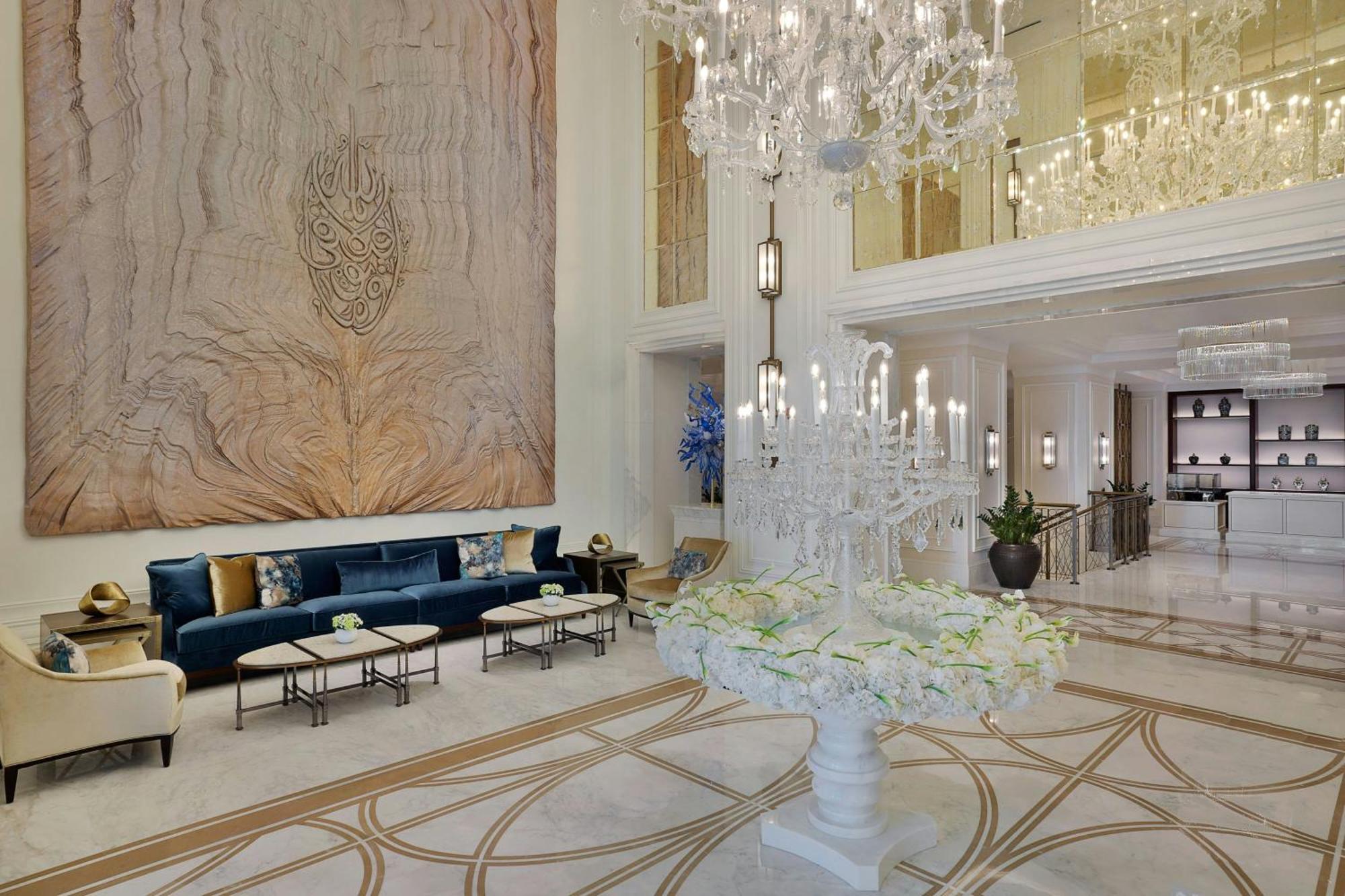Hotel The Ritz-Carlton, Ammán Exteriér fotografie The lobby of the hotel